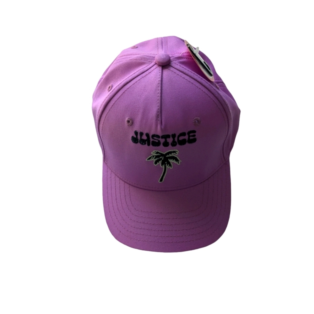Justice Baseball Hat/Cap. Purple (changes color in the sun). Adjustable. NWT